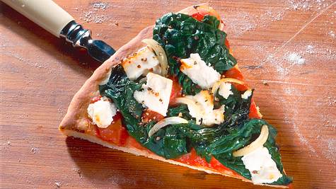 Pizza mit Spinat Rezept - Foto: Horn