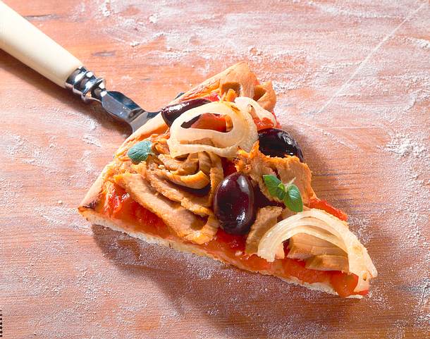 Pizza mit Thunfisch Rezept
