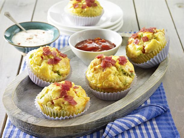 Pizza Muffins Rezept Pizza Muffins Rezept