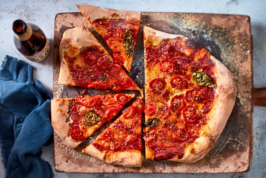 Pizza Naturale all'arrabbiata Rezept