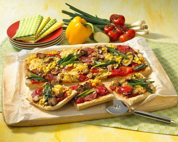 Pizza Primavera Rezept Pizza Primavera Rezept