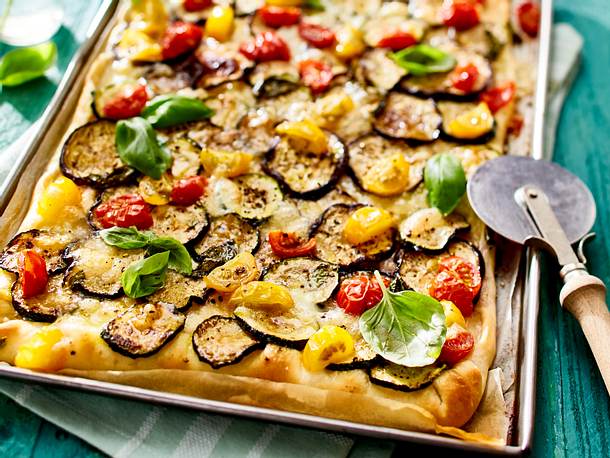 Pizza Ratatouille Rezept