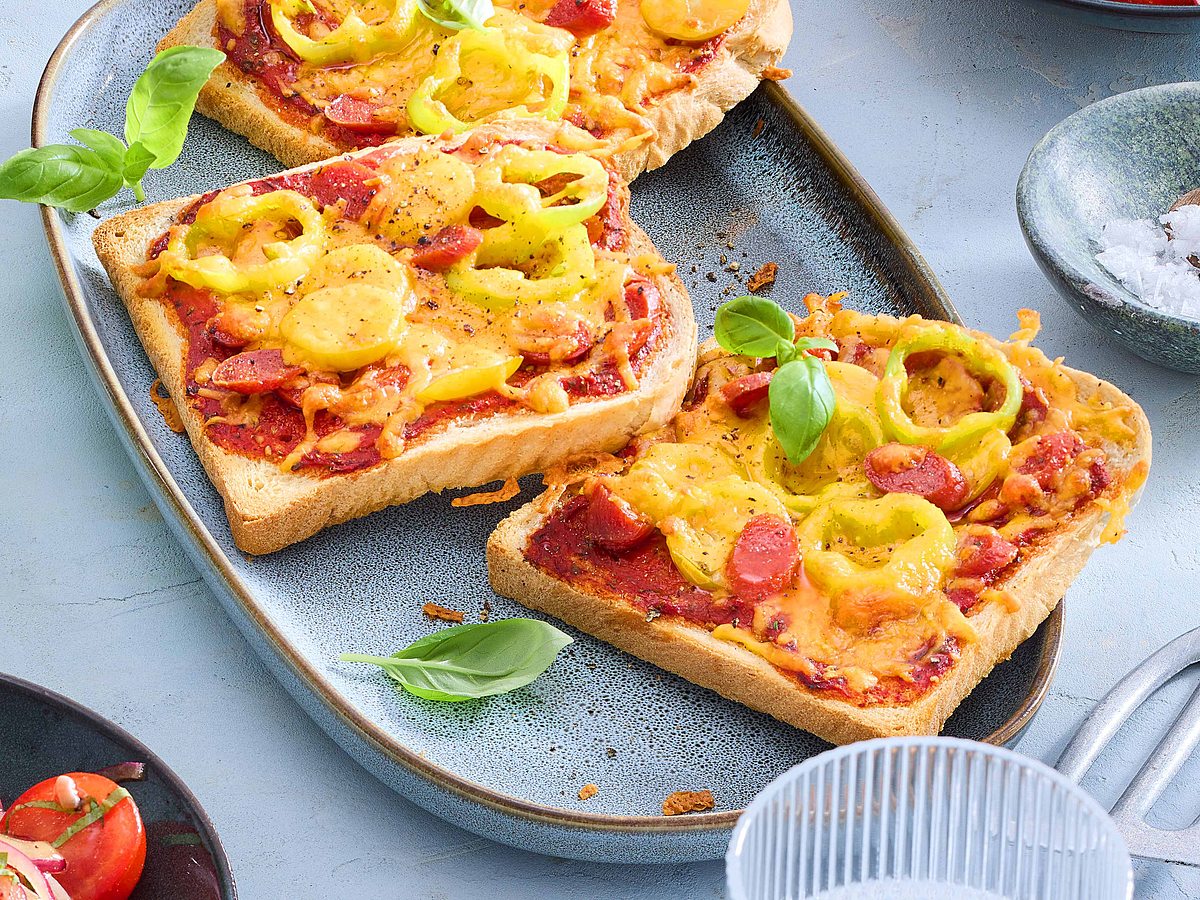 Pizza-Toast Airfryer Rezept