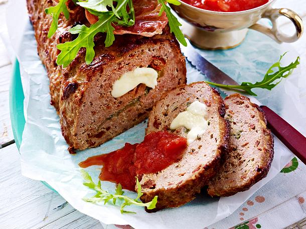 Pizzahackbraten Rezept Pizzahackbraten Rezept