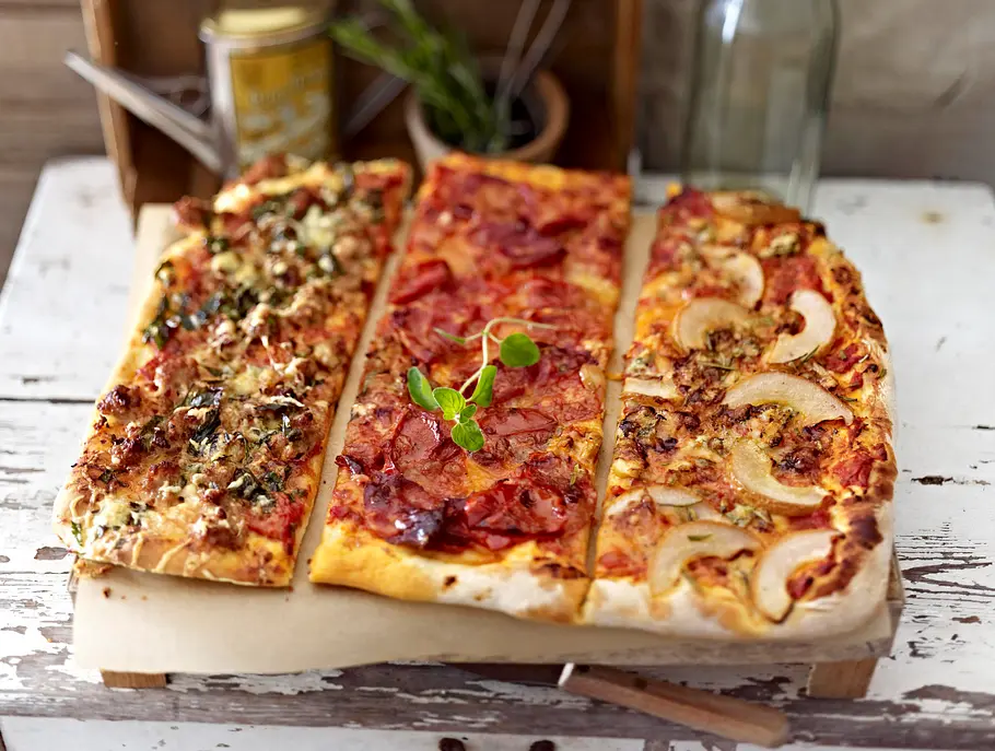 Pizzatrio für viele Rezept