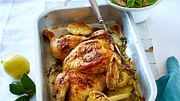 „Plattes“ Huhn mit Zitronen-Knoblauch-Butter Rezept - Foto: House of Food / Bauer Food Experts KG