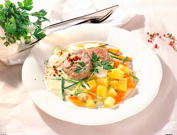 Pochiertes Kalbsfilet Rezept Pochiertes Kalbsfilet Rezept