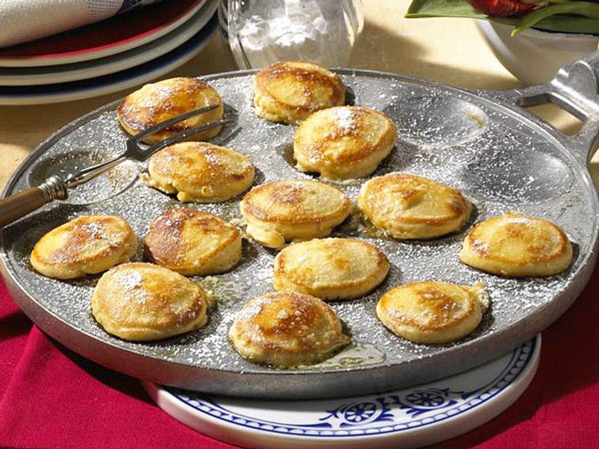 Poffertjes (Minipfannkuchen mit Hefe) Rezept