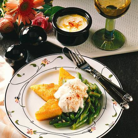 Polenta mit Bohnengemüse Rezept
