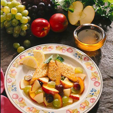 Polenta mit Obstsalat Rezept Polenta mit Obstsalat Rezept