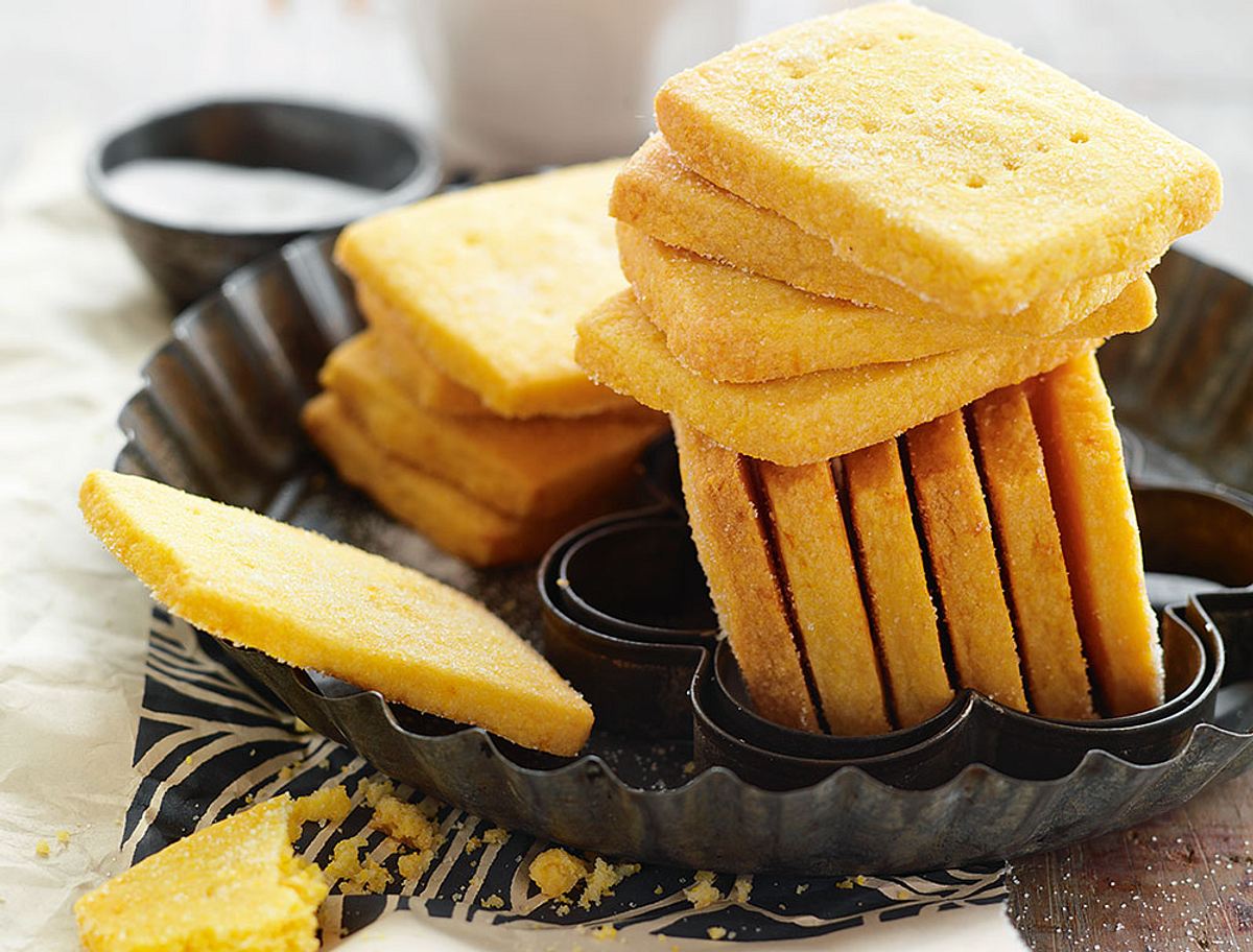 Polenta-Orangen-Biskuits Rezept