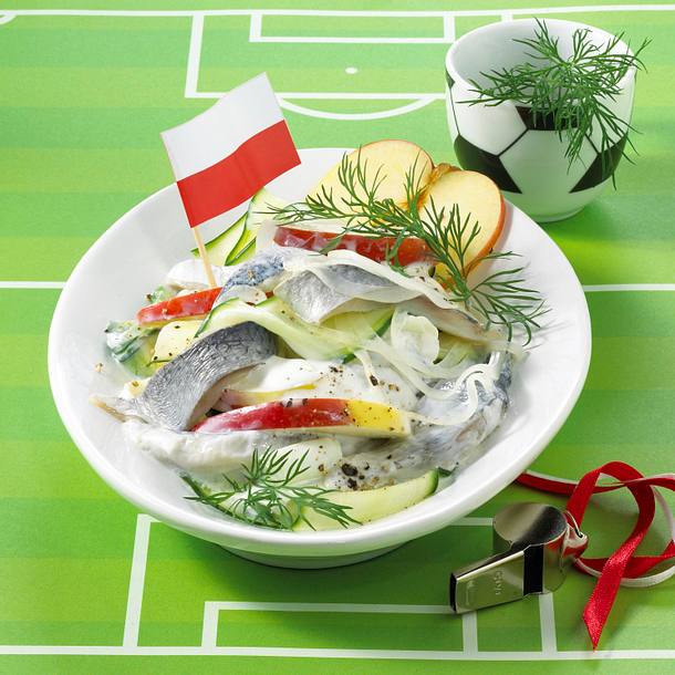 Polnischer Hering-Apfel-Salat Rezept Polnischer Hering-Apfel-Salat Rezept