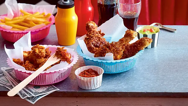 Popcorn-Chicken-Combo - Foto: LECKER @ Bauer Media Group Popcorn-Chicken-Combo - Foto: LECKER @ Bauer Media Group