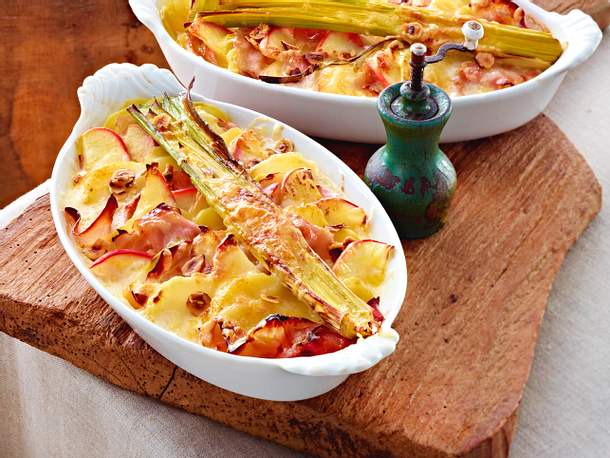 Porree auf Himmel-und-Erde Rezept Porree auf Himmel-und-Erde Rezept