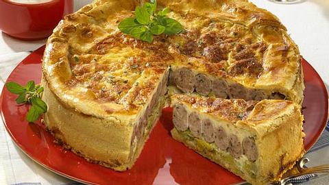 Porree-Bratwurst-Torte Rezept - Foto: House of Food / Bauer Food Experts KG