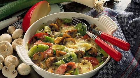 Porree-Champignon-Pfanne Rezept - Foto: Neckermann