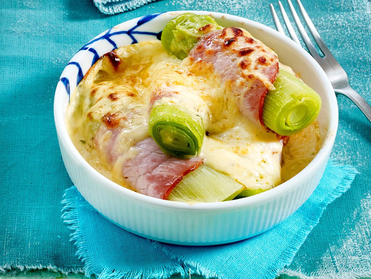 Porree-Gratin Rezept