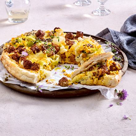 Porree-Hack-Fladenbrot Rezept