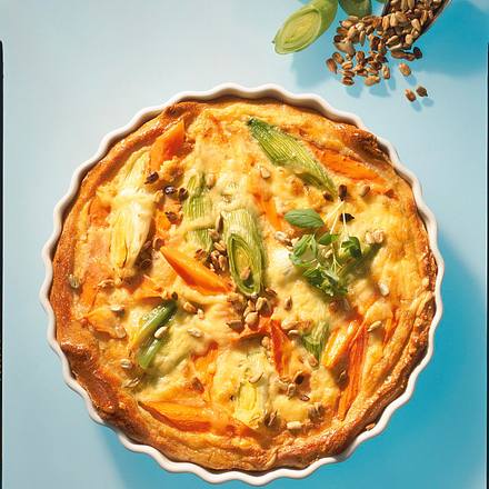 Porree-Möhren-Quiche Rezept Porree-Möhren-Quiche Rezept