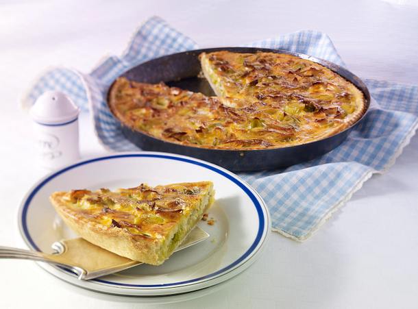 Porree-Quiche Rezept Porree-Quiche Rezept