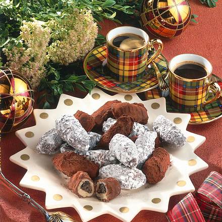 Portwein-Pflaumen-Marzipan-Pralinen Rezept