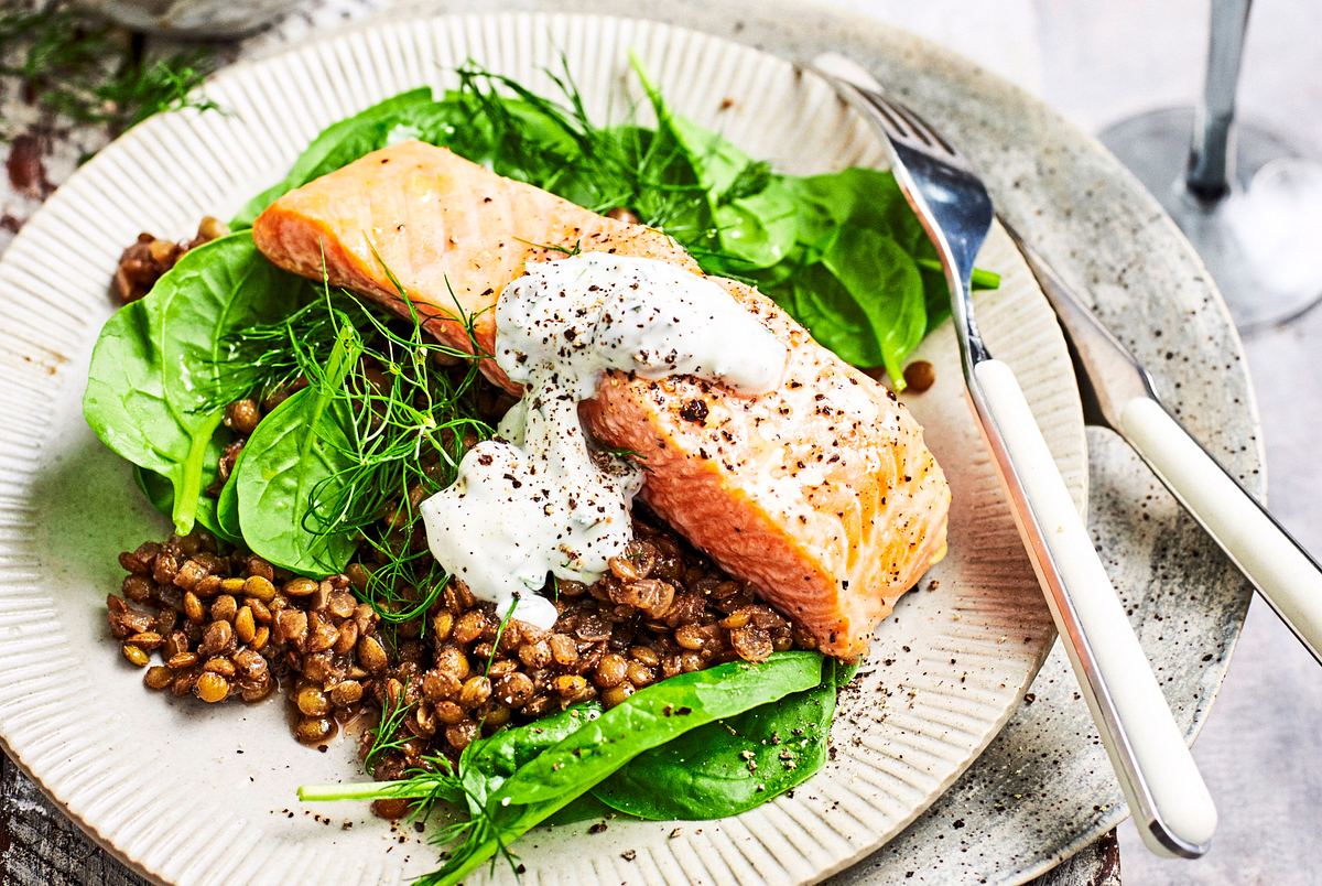 Power-Lachsfilet „Meer und Mehr“ Rezept