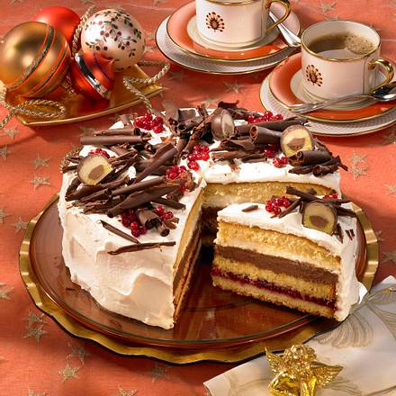 Preiselbeer-Mozart-Torte Rezept