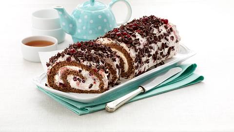 Preiselbeer-Schoko-Rolle Rezept - Foto: House of Food / Bauer Food Experts KG