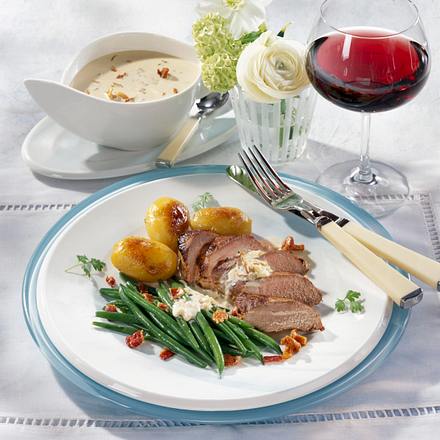 Prinzessbohnen zu Lamm Rezept Prinzessbohnen zu Lamm Rezept