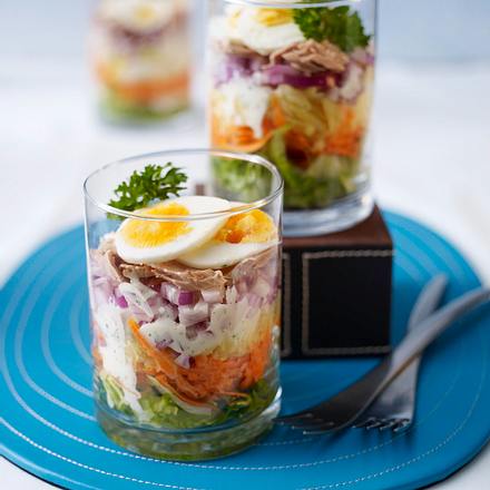 Promi: Schichtsalat - Ina Menzer (Boxerin) Heft #03/09- Rezept Promi: Schichtsalat - Ina Menzer (Boxerin) Heft #03/09- Rezept