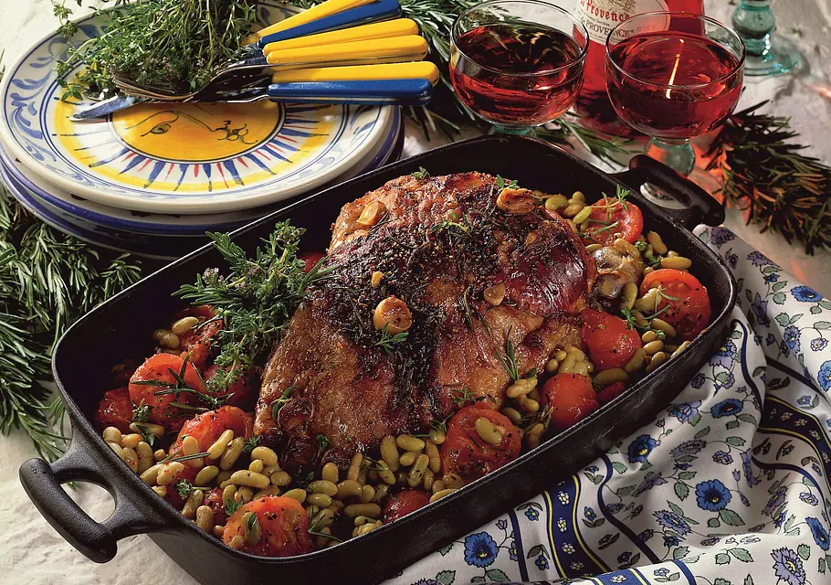 Provenzalische Lammkeule Rezept Provenzalische Lammkeule Rezept