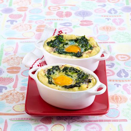 Püree-Spinat-Auflauf „Popeye“ Rezept