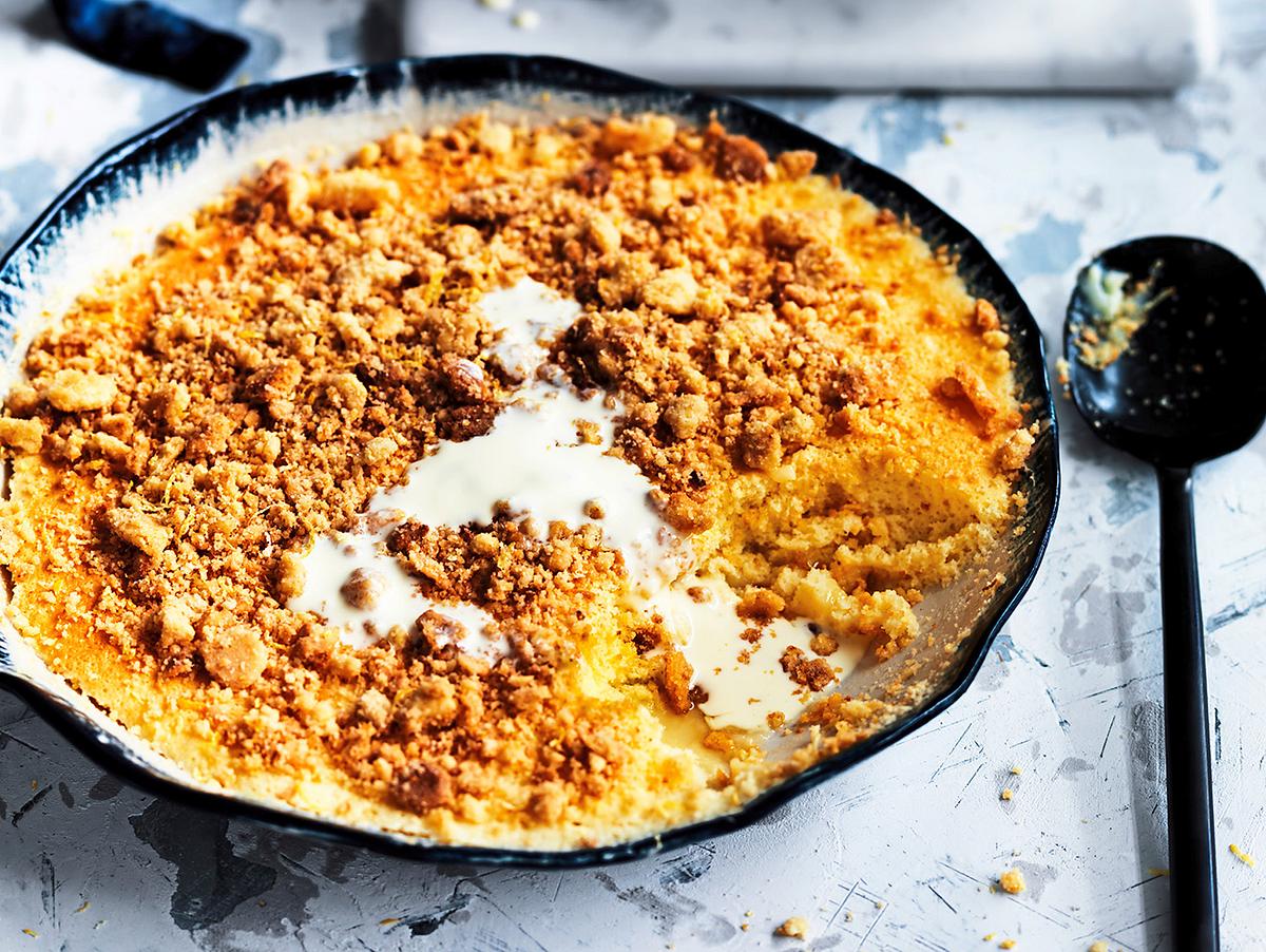 Pudding-Crumble Rezept