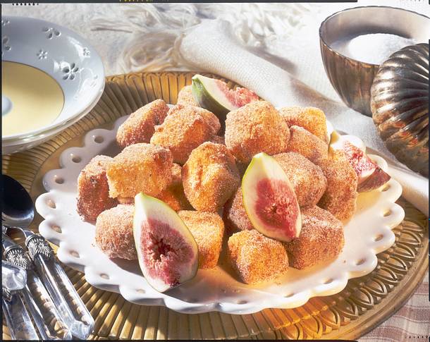 Puddingwürfel mit Zuckerkruste Rezept