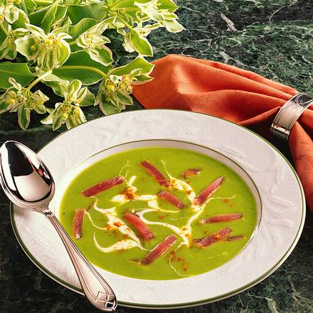 Pürierte Erbsensuppe Rezept Pürierte Erbsensuppe Rezept