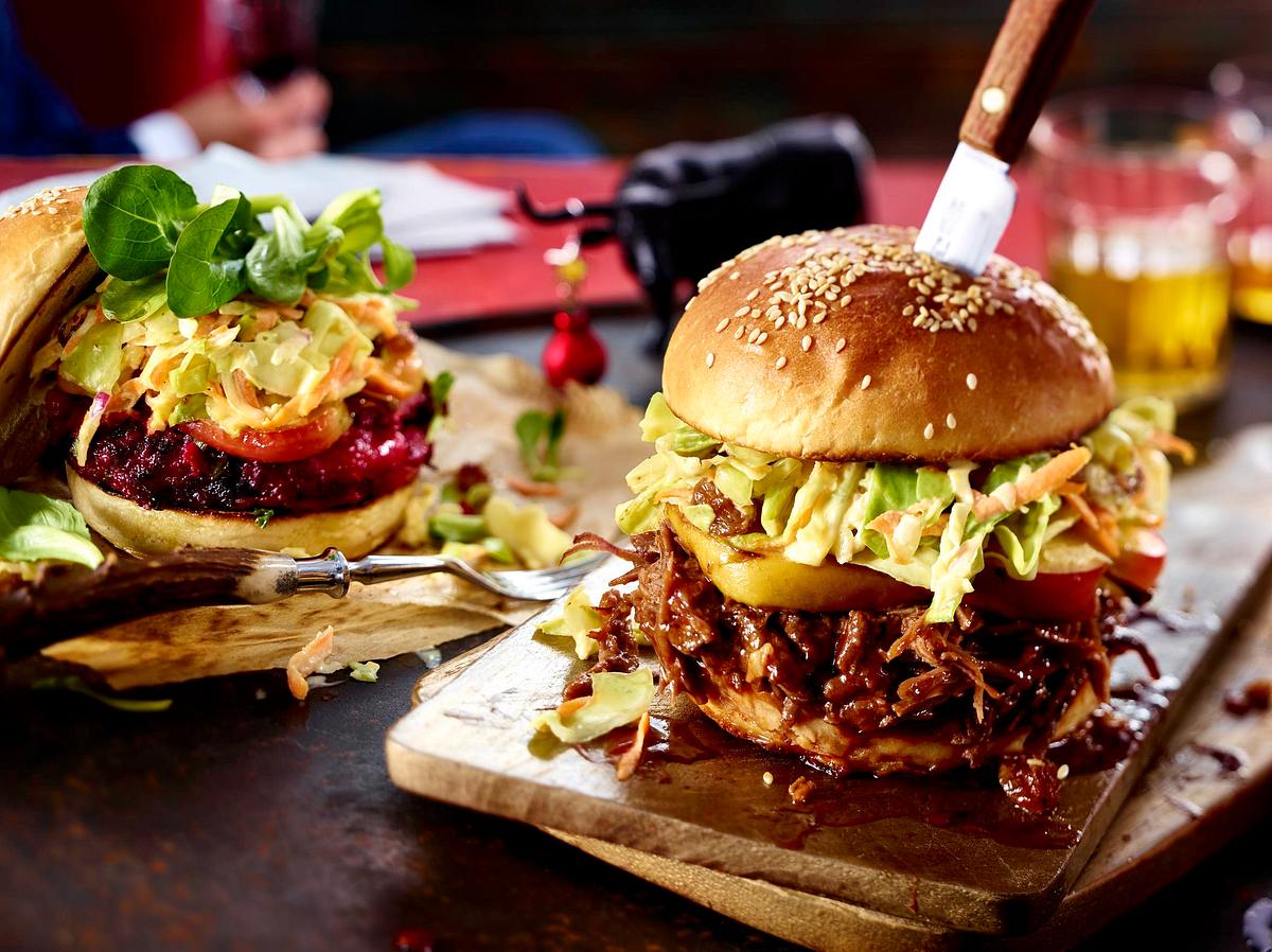 Pulled-Deer-Burger Rezept