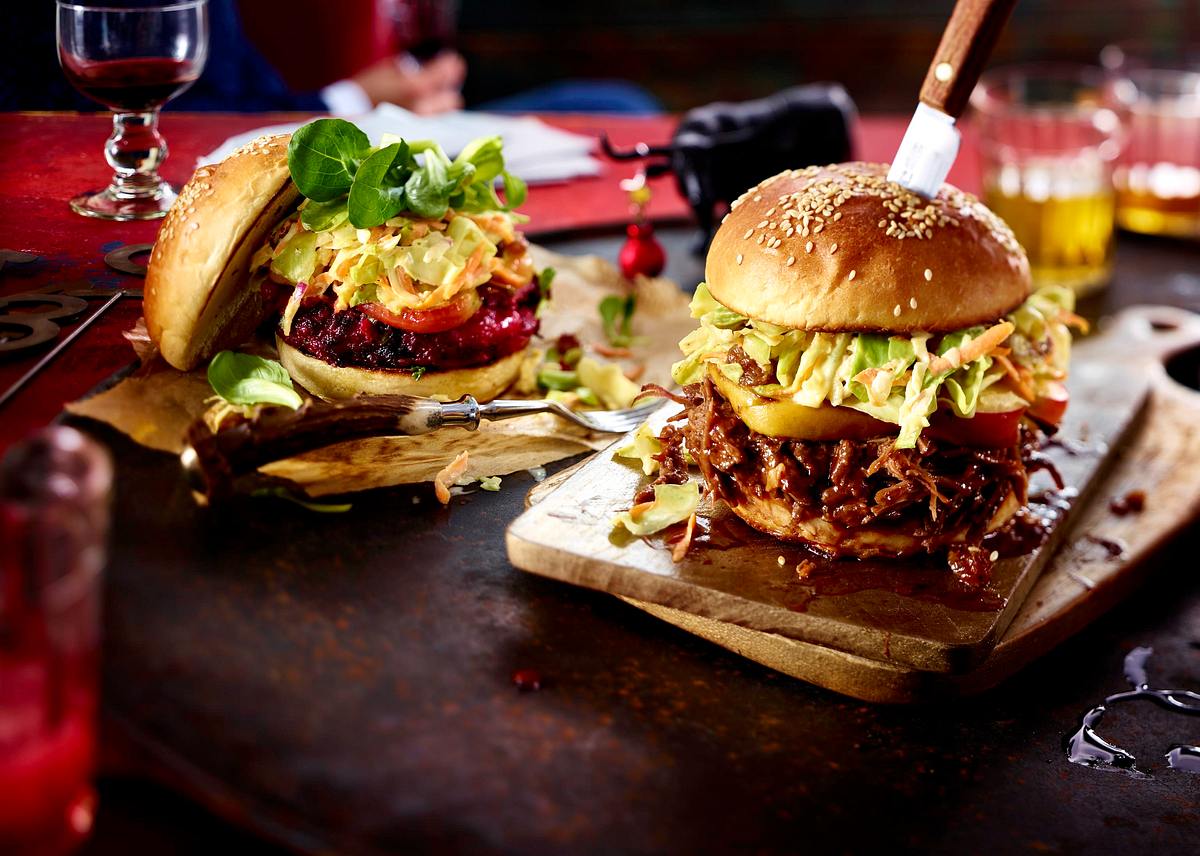 Pulled-Deer-Burger Rezept