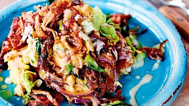 Pulled-Pork-Stampf Rezept - Foto: LECKER @ Bauer Media Group Pulled-Pork-Stampf Rezept - Foto: LECKER @ Bauer Media Group