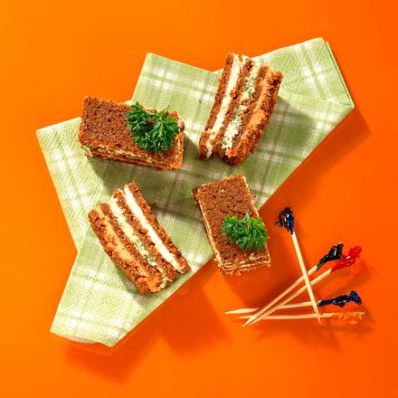Pumpernickel-Türmchen Rezept Pumpernickel-Türmchen Rezept