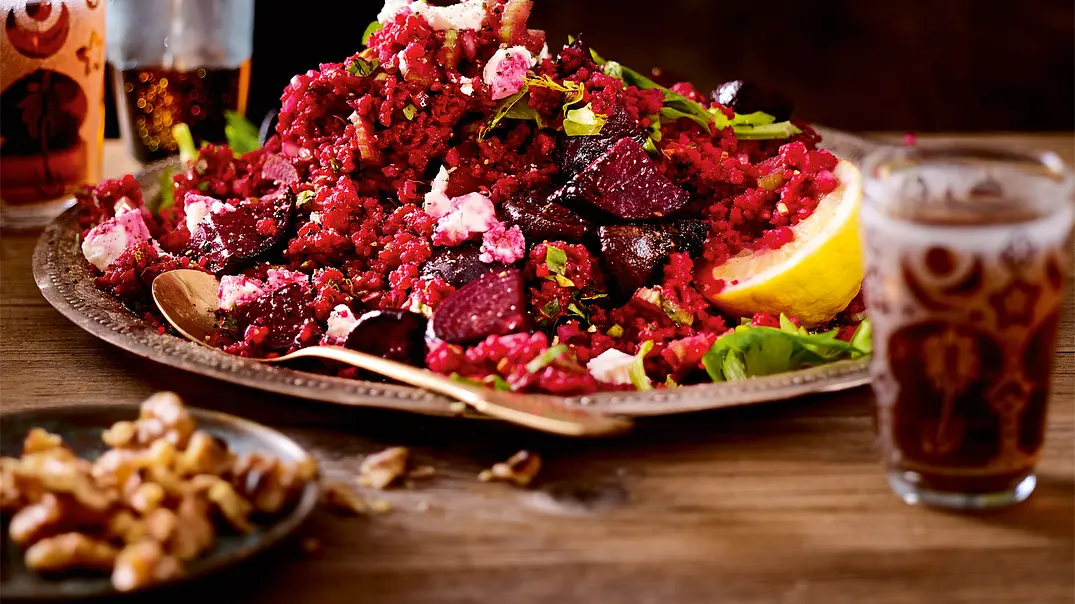 Purpurner Feta-Bulgur-Salat Rezept - Foto: LECKER @ Bauer Media Group Purpurner Feta-Bulgur-Salat Rezept - Foto: LECKER @ Bauer Media Group