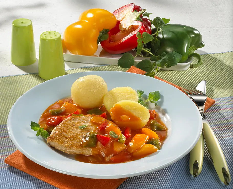 Puszta-Schnitzel Rezept Puszta-Schnitzel Rezept