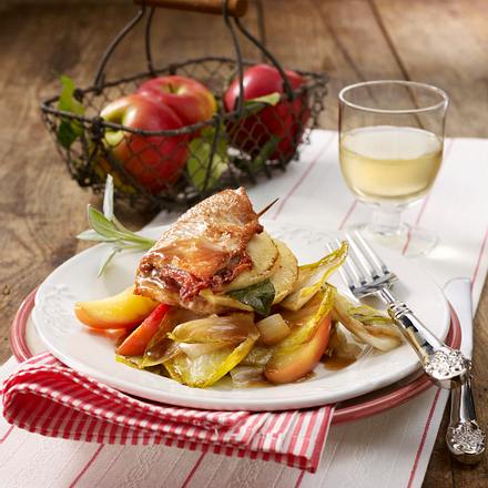 Puten-Apfel-Saltimbocca Rezept Puten-Apfel-Saltimbocca Rezept