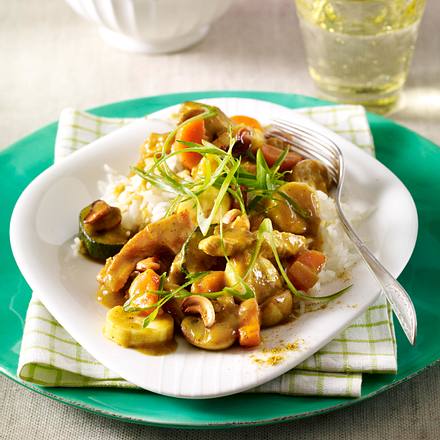 Puten-Bananen-Curry Rezept
