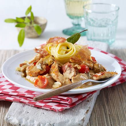 Puten-Geschnetzeltes alla Romana Rezept Puten-Geschnetzeltes alla Romana Rezept