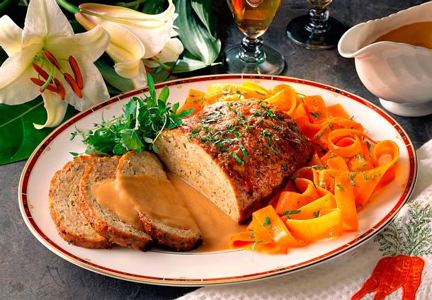 Puten-Hackbraten Rezept | LECKER