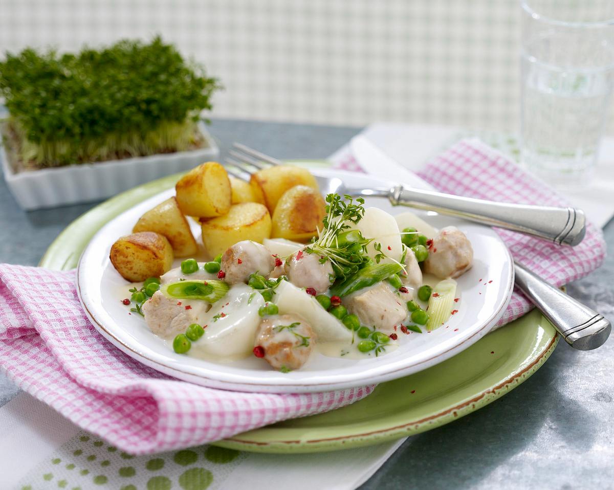 Puten-Mairübchenragout Rezept