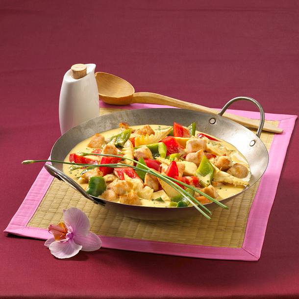 Puten-Paprika-Curry Rezept