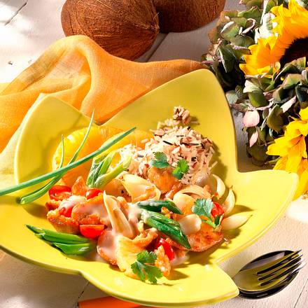 Puten-Ragout mit Ananas Rezept