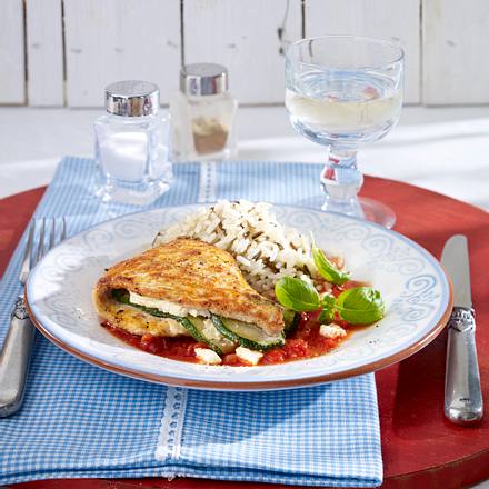 Puten-Saltimbocca mit Feta Rezept Puten-Saltimbocca mit Feta Rezept