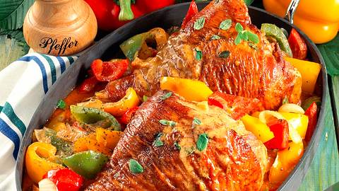 Puten-Unterkeulen mit Paprika Rezept - Foto: Neckermann